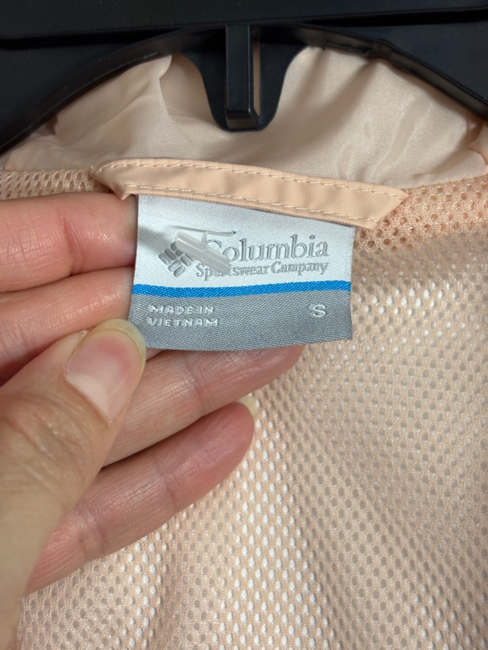 Columbia Women's Arcadia II Rain Jacket Peach Cloud Size S - Picture 3 of 7